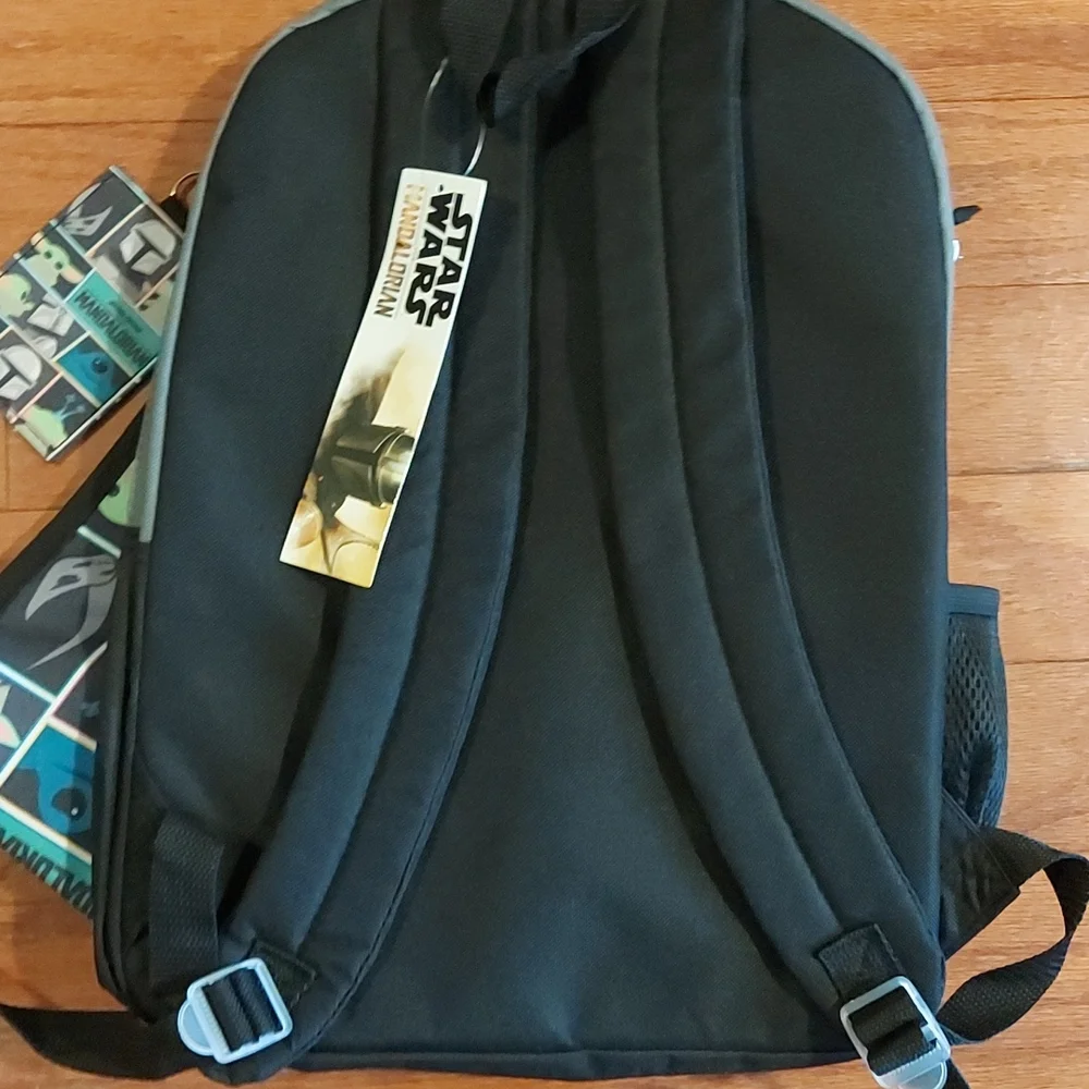 STAR WARS Madalorian GROGU Backpack 🎒 5PC Set - Picture 5 of 5
